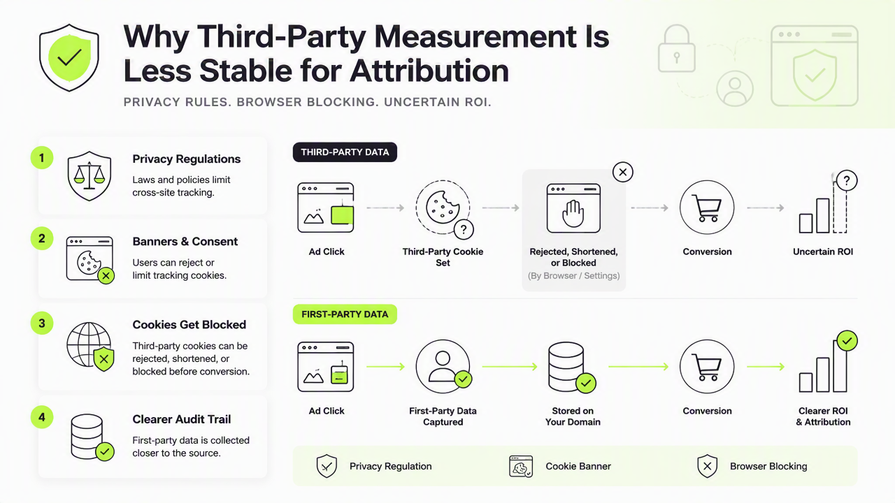 Illustration for How do privacy rules and browsers change attribution?