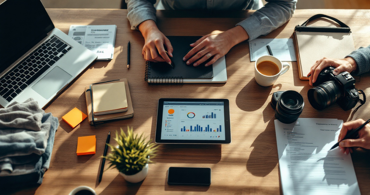 Three small business setups around one simple analytics dashboard for choosing the right platform