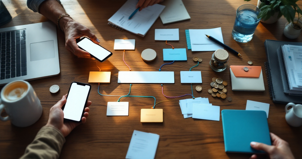 Startup workspace showing touchpoints connected to revenue for marketing attribution
