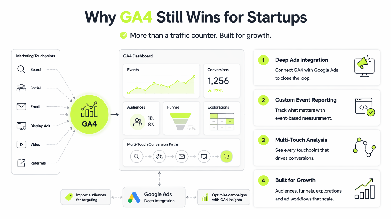 Illustration for What GA4 still does better in 2026