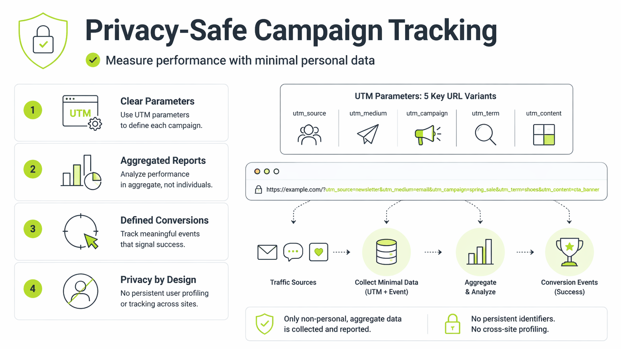 Illustration for What is privacy-safe campaign tracking?