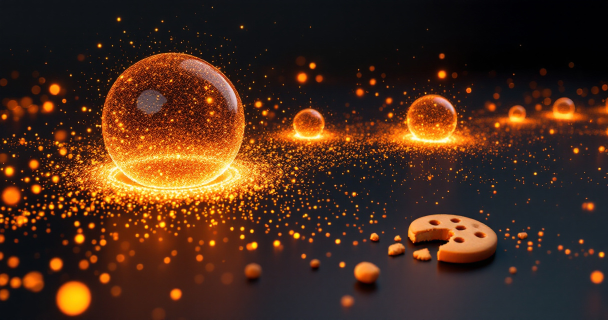 Visualization of anonymous visitor data flowing through privacy filter without cookies