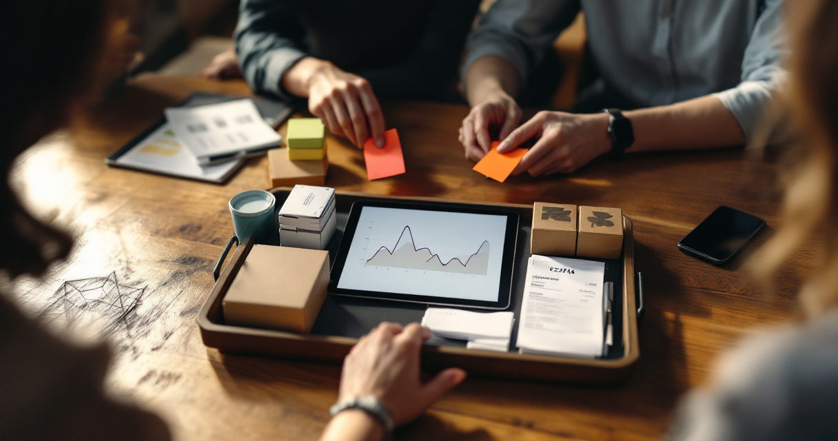 Team comparing meaningful website metrics with real business outcomes