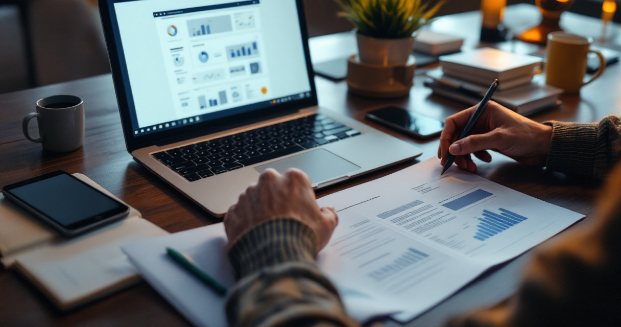 Technical SEO workspace organizing clean page structures for easier machine parsing