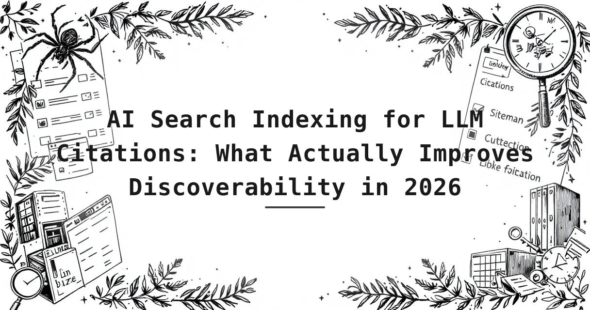 Featured image for: AI Search Indexing for LLM Citations: What Actually Improves Discoverability in 2026