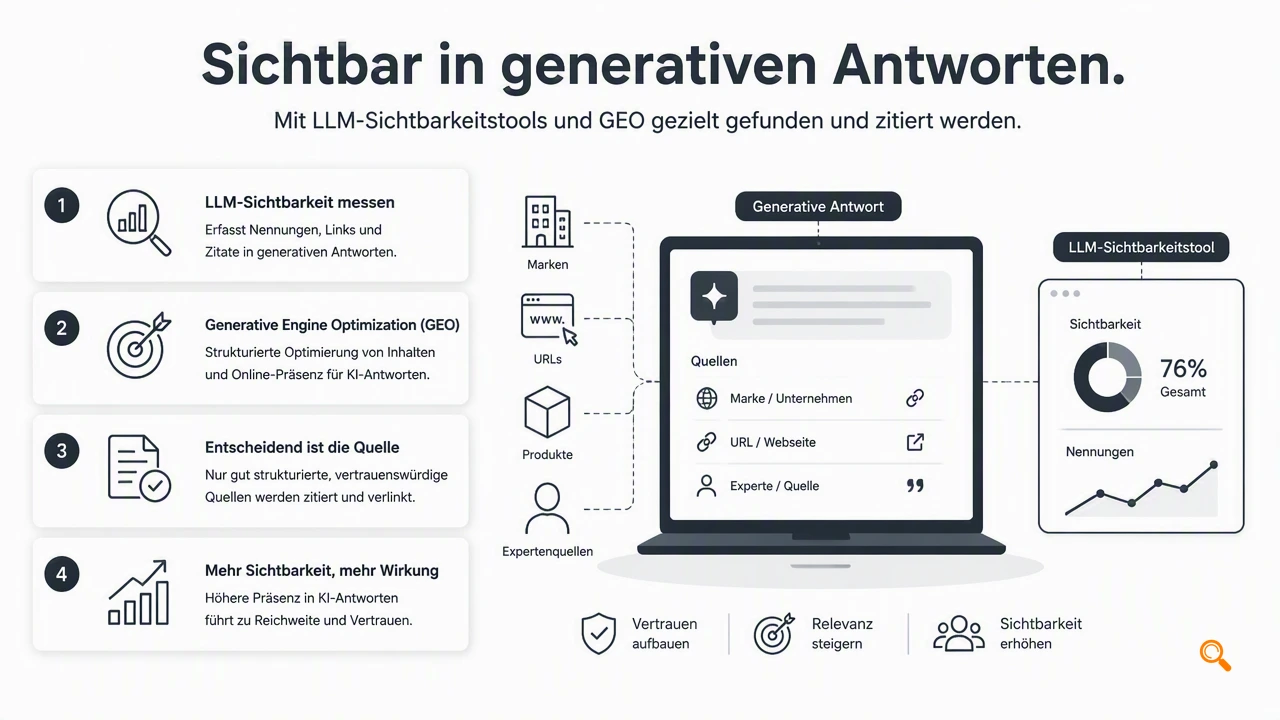 Illustration for Was messen LLM-Sichtbarkeitstools wirklich?