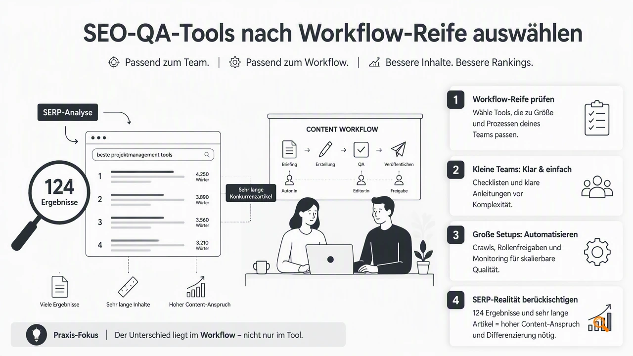 Illustration for Wie wählt ein Content Team die passende QA-Kombination aus?