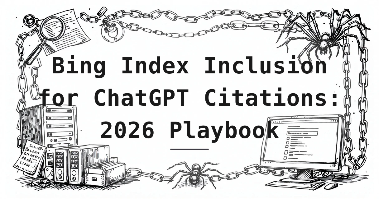 Featured image for: Bing Index Inclusion for ChatGPT Citations: 2026 Playbook