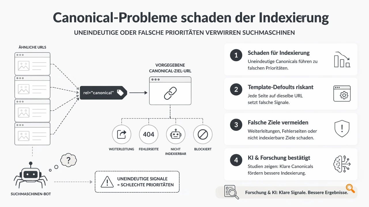 Illustration for Welche Canonical-Probleme schaden der Indexierung?