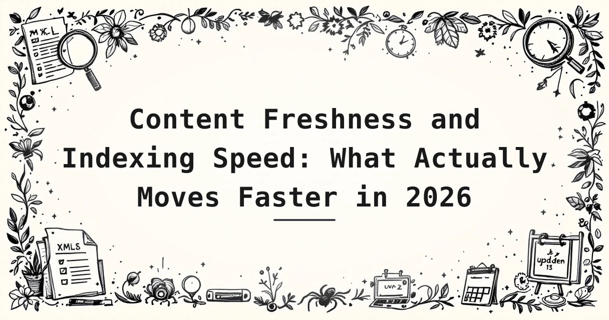 Featured image for: Content Freshness and Indexing Speed: What Actually Moves Faster in 2026
