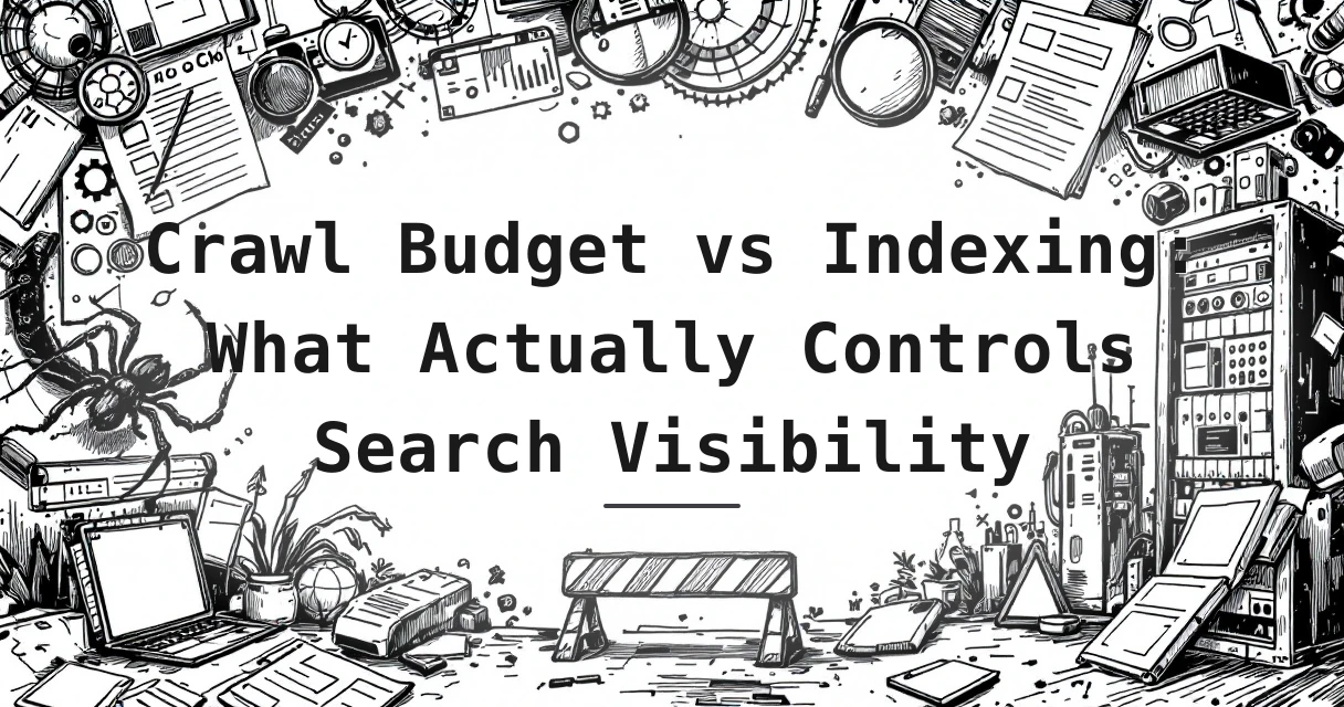 Featured image for: Crawl Budget vs Indexing: What Actually Controls Search Visibility