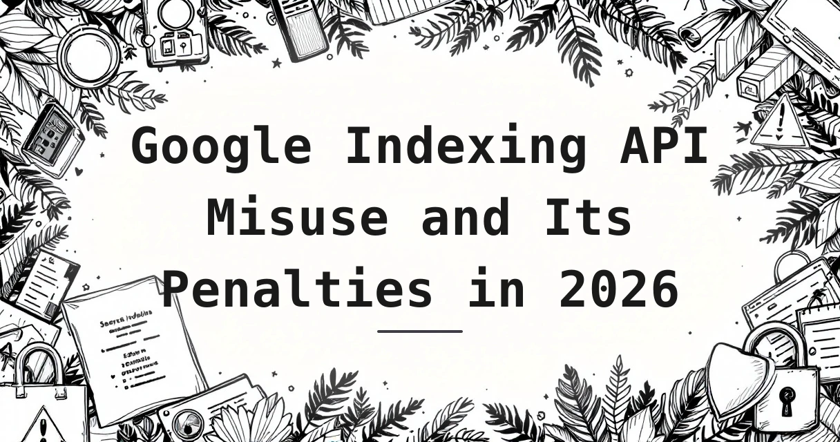 Featured image for: Google Indexing API Misuse and Its Penalties in 2026