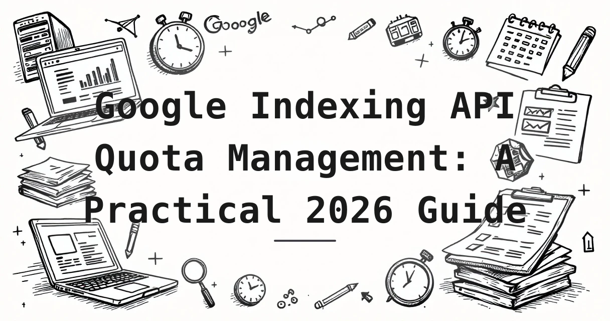 Featured image for: Google Indexing API Quota Management: A Practical 2026 Guide