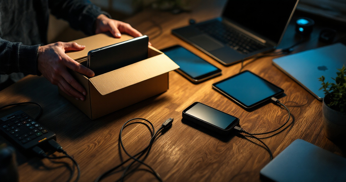 Hands connecting multiple new devices to a network hub symbolizing AI discovering new web pages