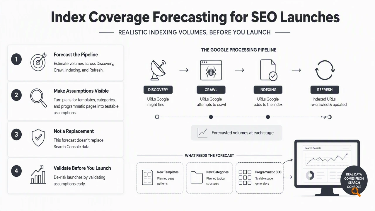 Illustration for Was bedeutet Index Coverage Forecasting für SEO-Launches?