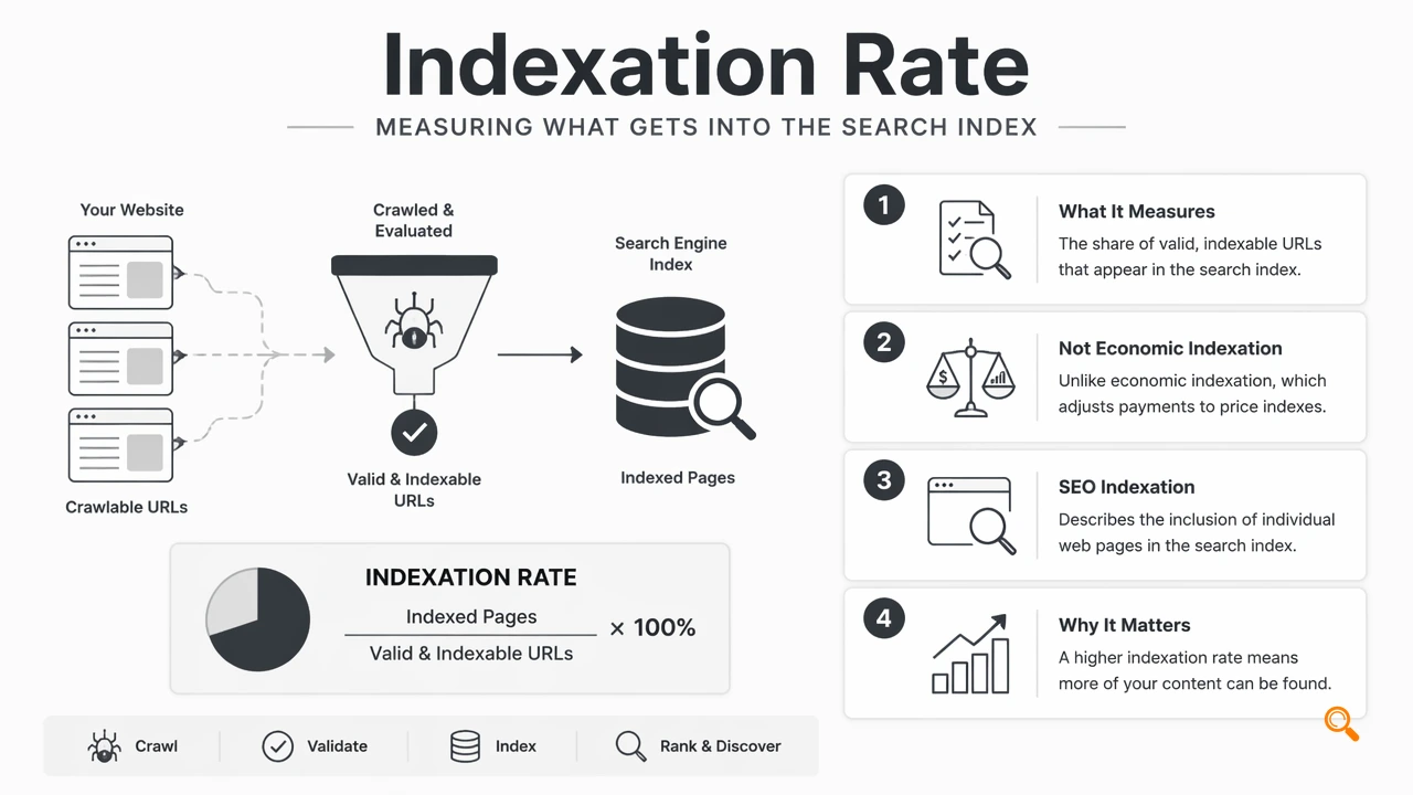 Illustration for Was ist die indexation rate im SEO-Kontext?