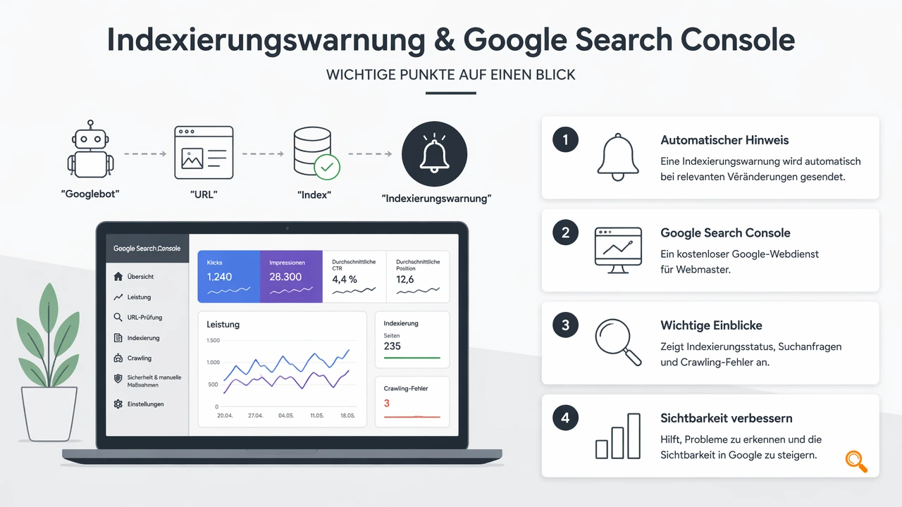 Illustration for Was sind Indexierungswarnungen im SEO Betrieb?