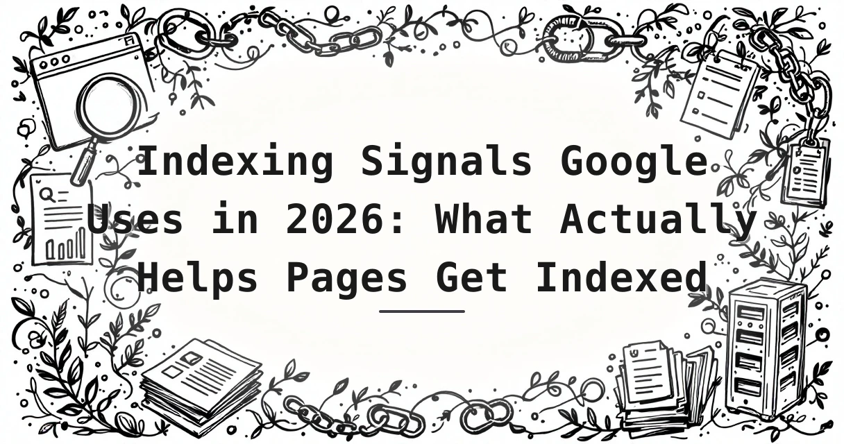 Featured image for: Indexing Signals Google Uses in 2026: What Actually Helps Pages Get Indexed