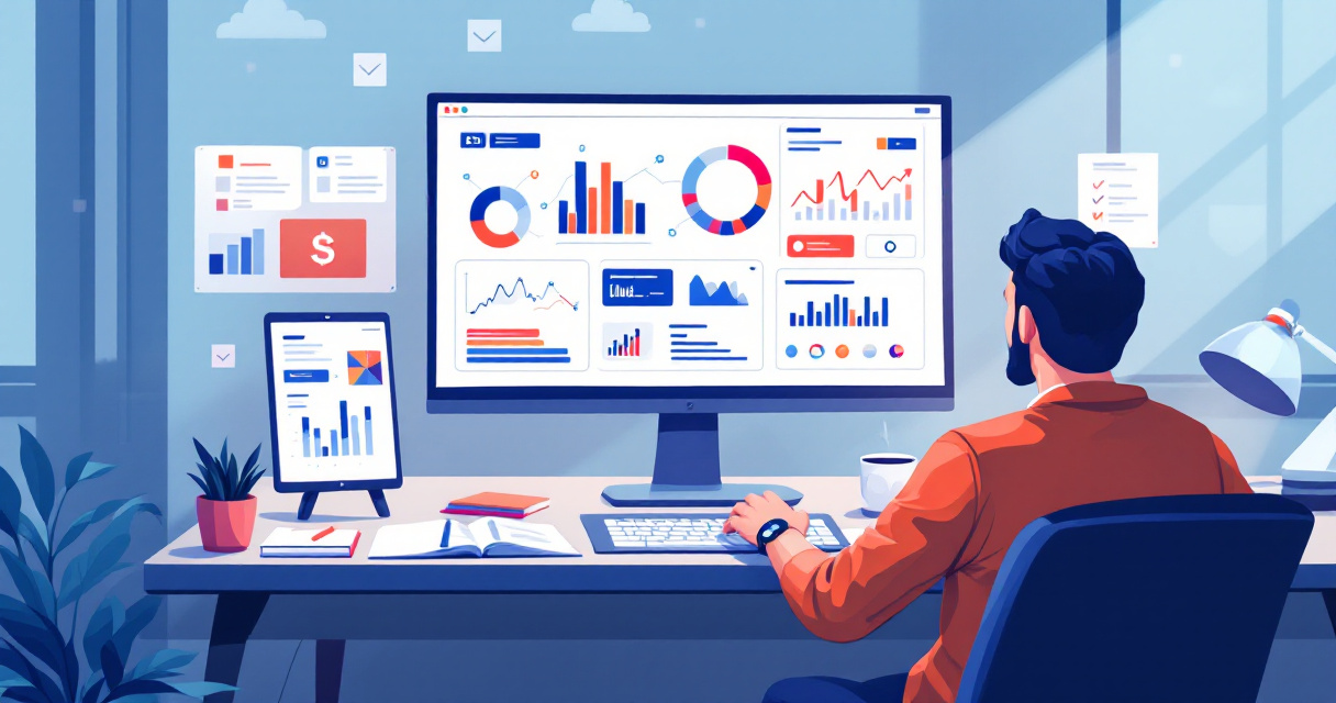 Agency SEO dashboard monitoring bulk page indexing across multiple screens in a modern workspace