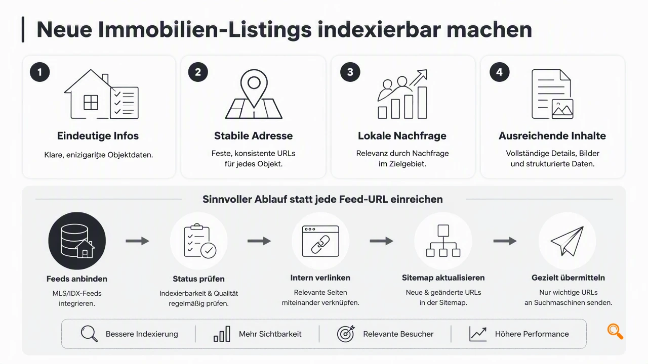 Illustration for Wie sollten neue Immobilien-Listings indexiert werden?