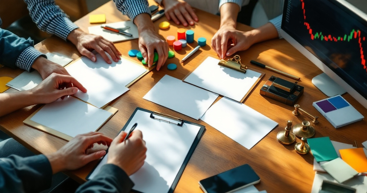 SEO governance table coordinating blank URL cards with controls and monitoring tools