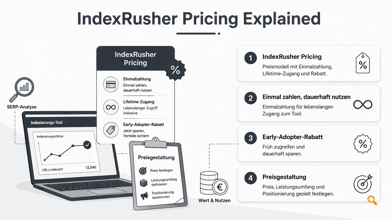 Illustration for Was bedeutet IndexRusher pricing 2026 konkret?