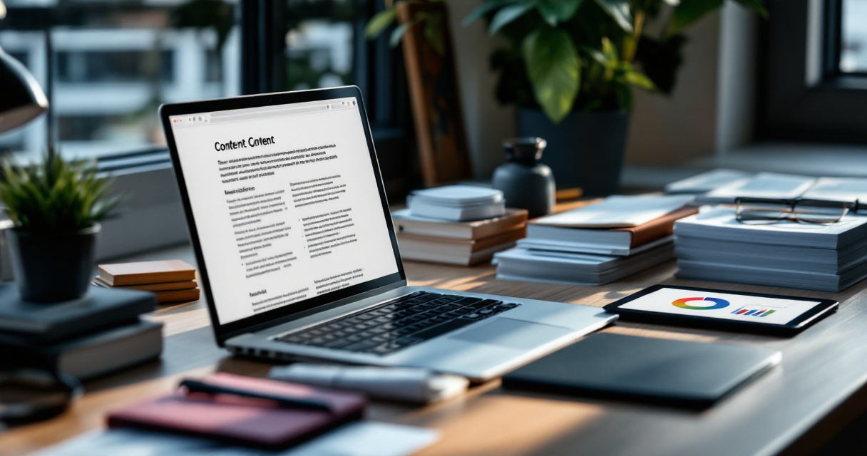 Structured editorial workspace suggesting trustworthy, machine-readable web pages for AI citation eligibility
