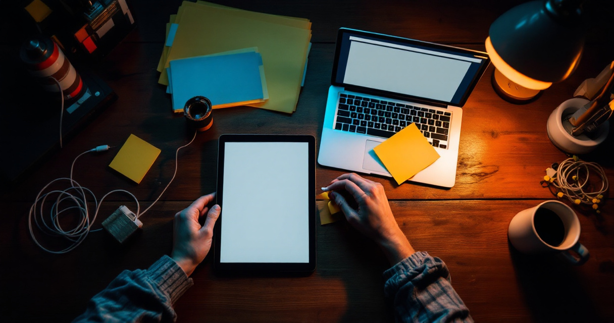 Hands removing physical obstacles around devices to represent fixing crawl and indexing blockers