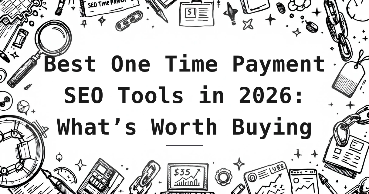 Featured image for: Best One Time Payment SEO Tools in 2026: What’s Worth Buying