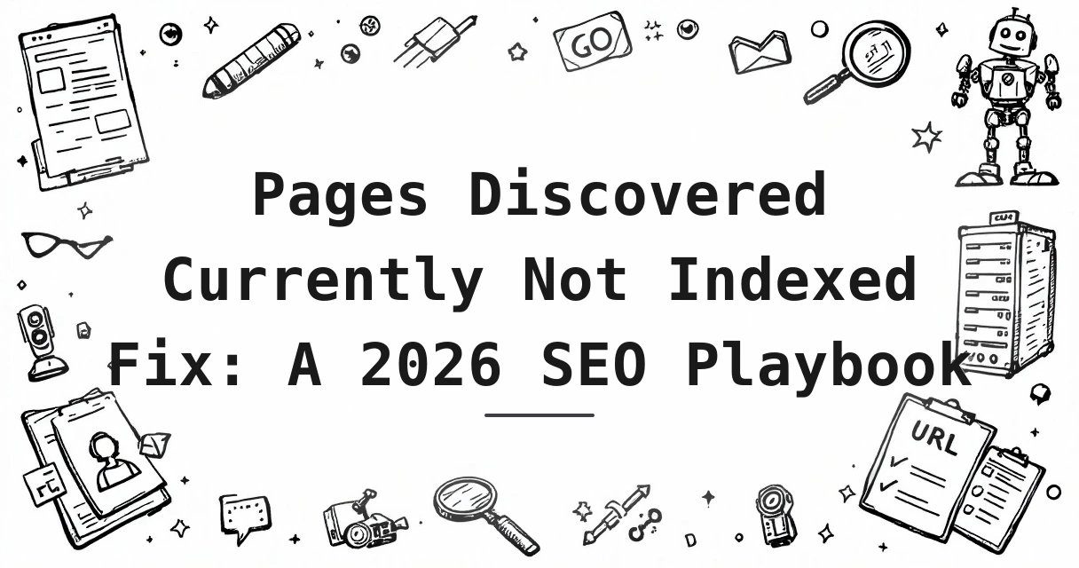 Featured image for: Pages Discovered Currently Not Indexed Fix: A 2026 SEO Playbook