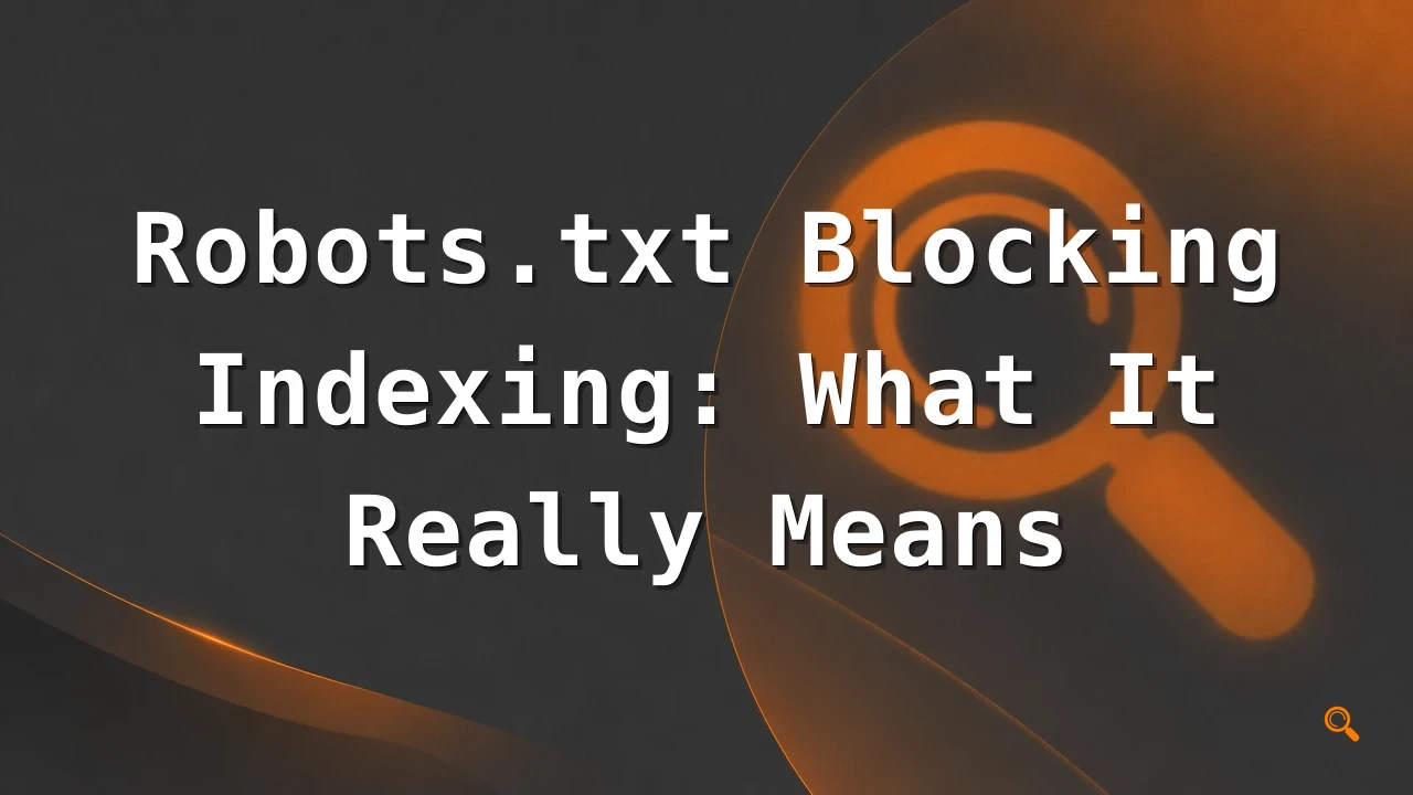 Featured image for: Robots.txt Blocking Indexing: What It Really Means