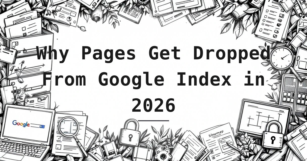 Featured image for: Why Pages Get Dropped From Google Index in 2026