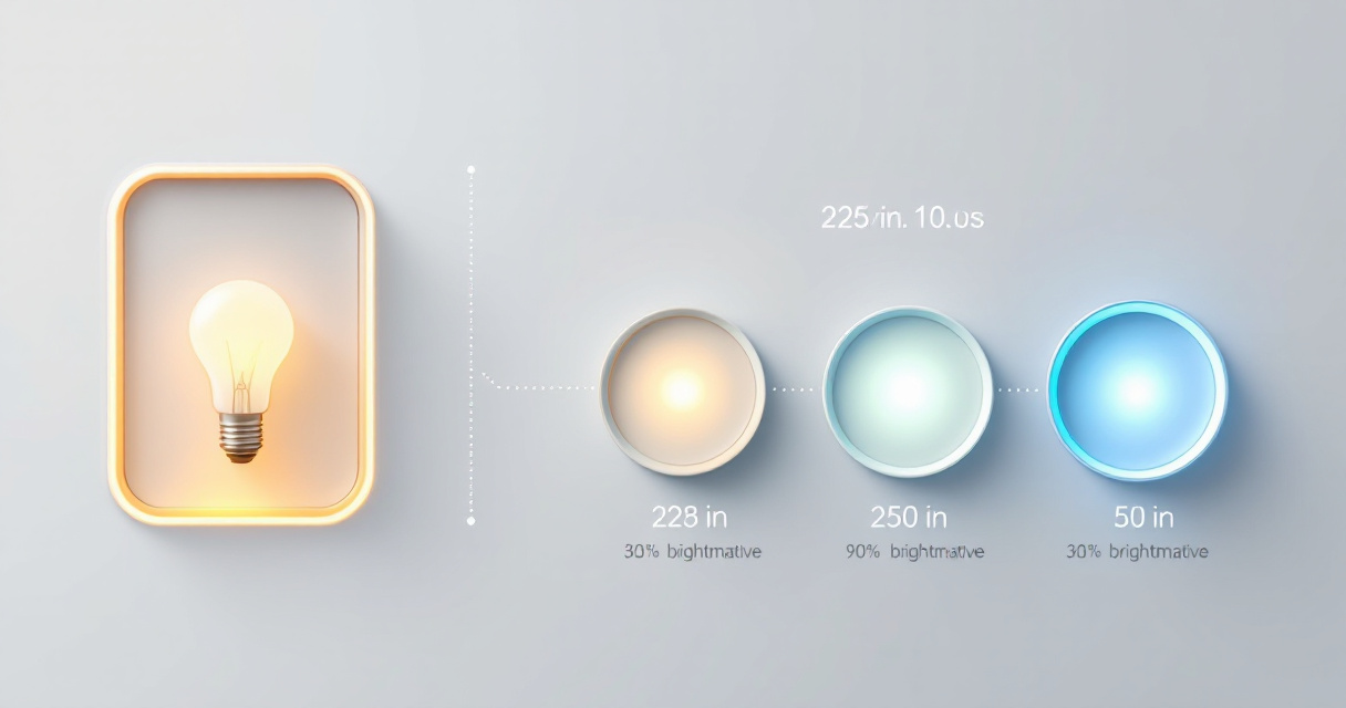 Infographic showing Kelvin light bulb color temperature from warm to neutral to cool and how commercial spaces choose appropriate LED lighting.