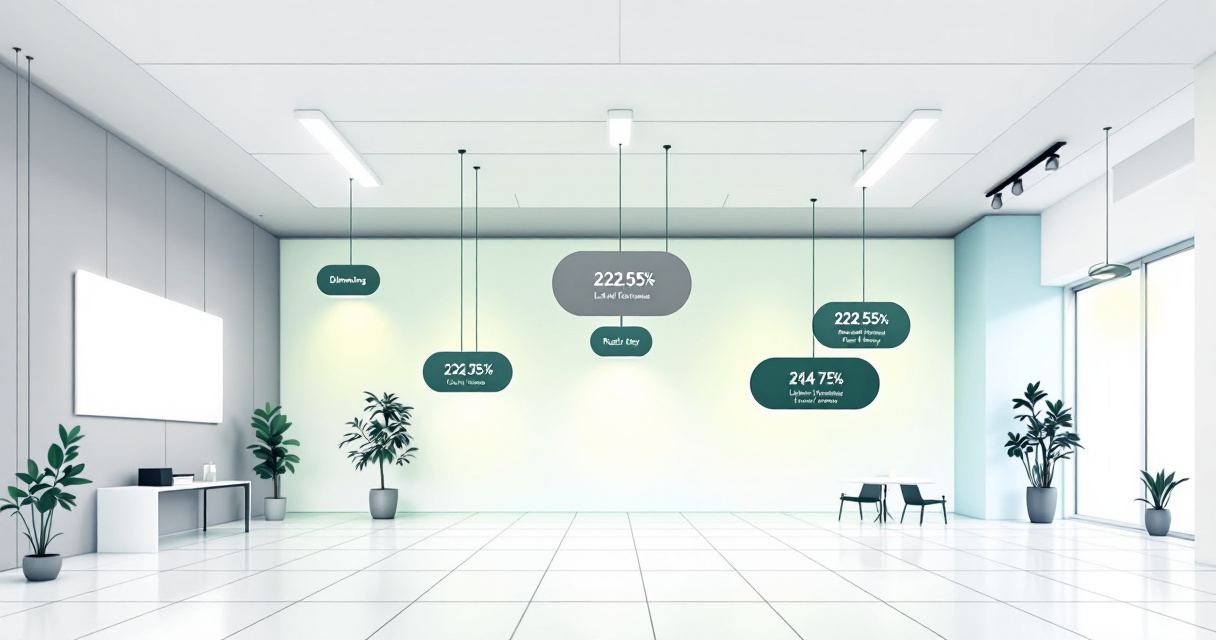 Infographic showing commercial drop ceiling LED panel dimming options, comparison factors, buying mistakes, and smart future-ready lighting choices.