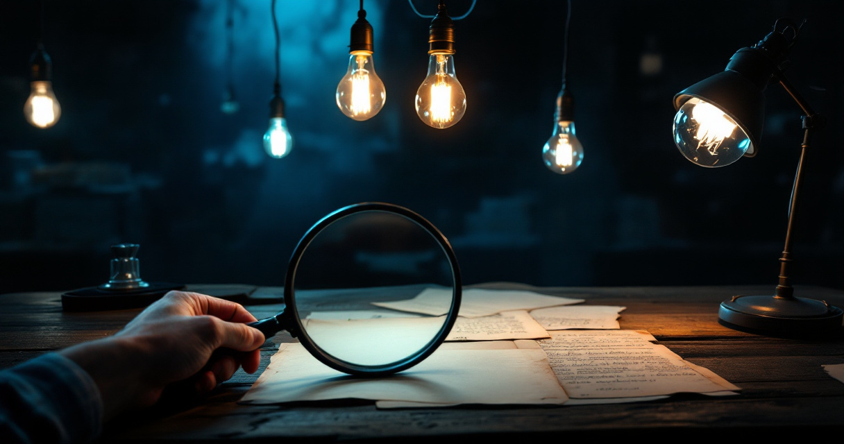 Tangled antique bulbs and archive evidence suggesting confusion around light bulb invention myths