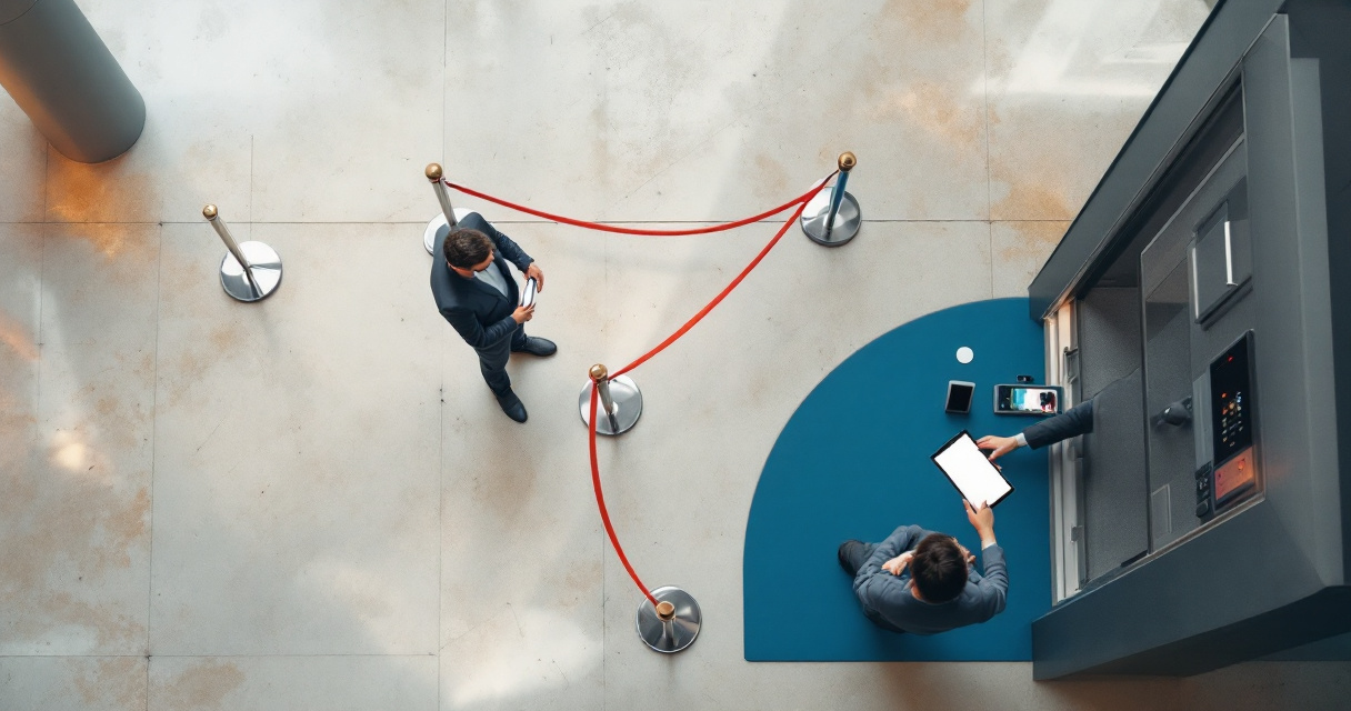 Event team organizing photobooth queue flow, compact footprint, and lead capture tools