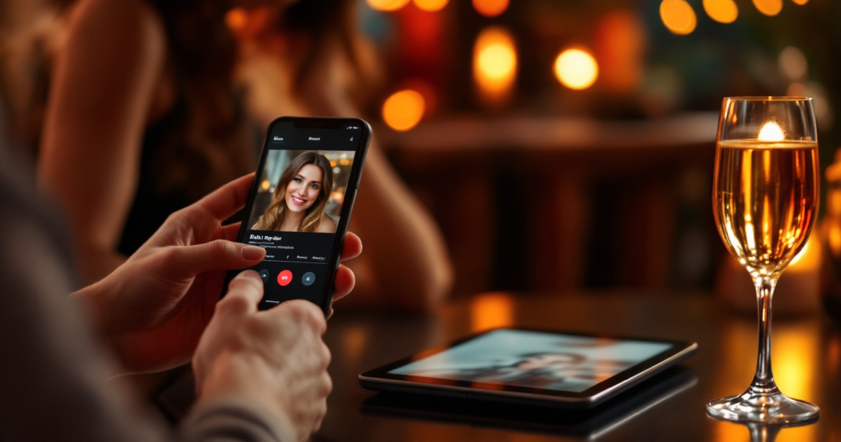 Guest reviewing photobooth image before choosing whether to share contact details