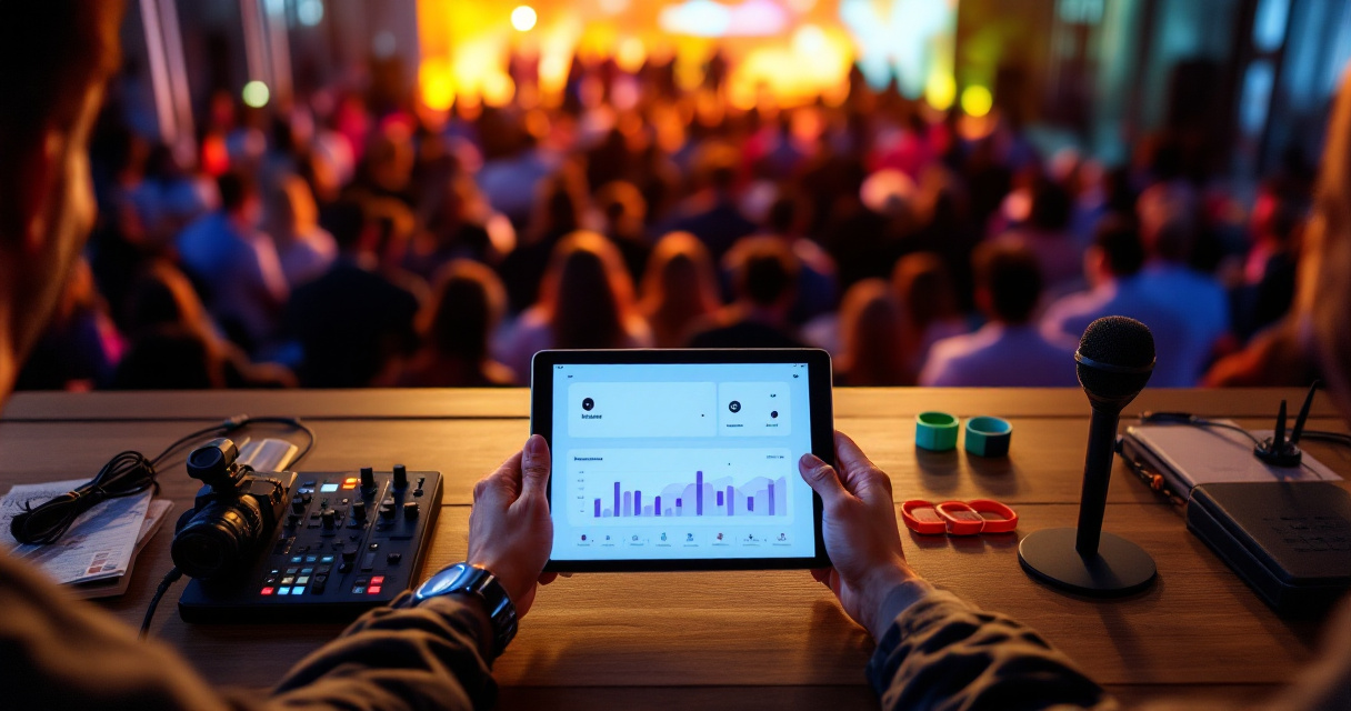 Event producers analyzing engagement signals from AI-driven audience interactions