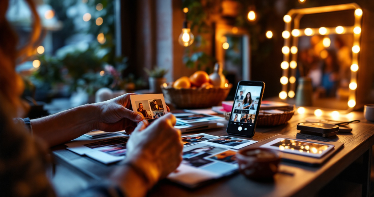 Branded corporate photo booth content arranged for reuse across post-event marketing