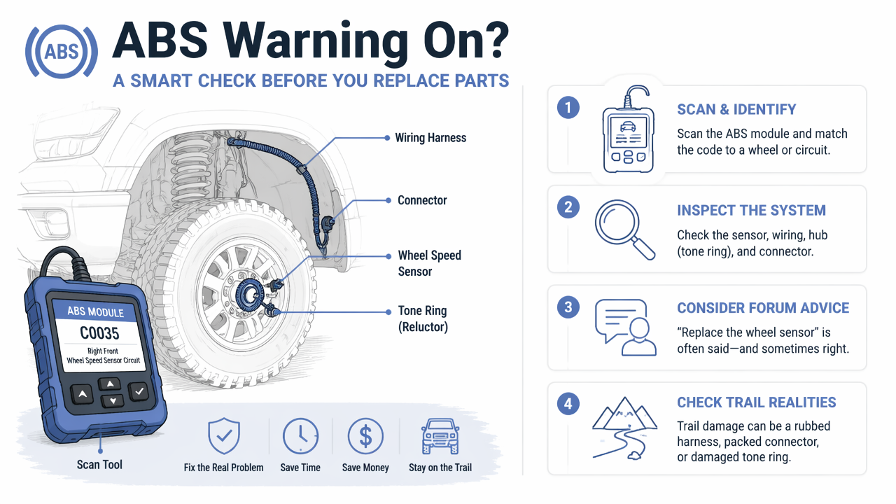 Illustration for How do you diagnose the warning before replacing parts?