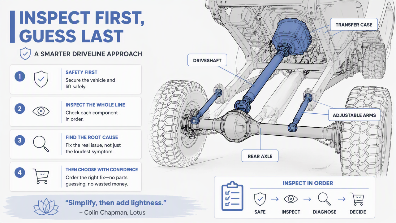 Illustration for How should you inspect before buying parts?