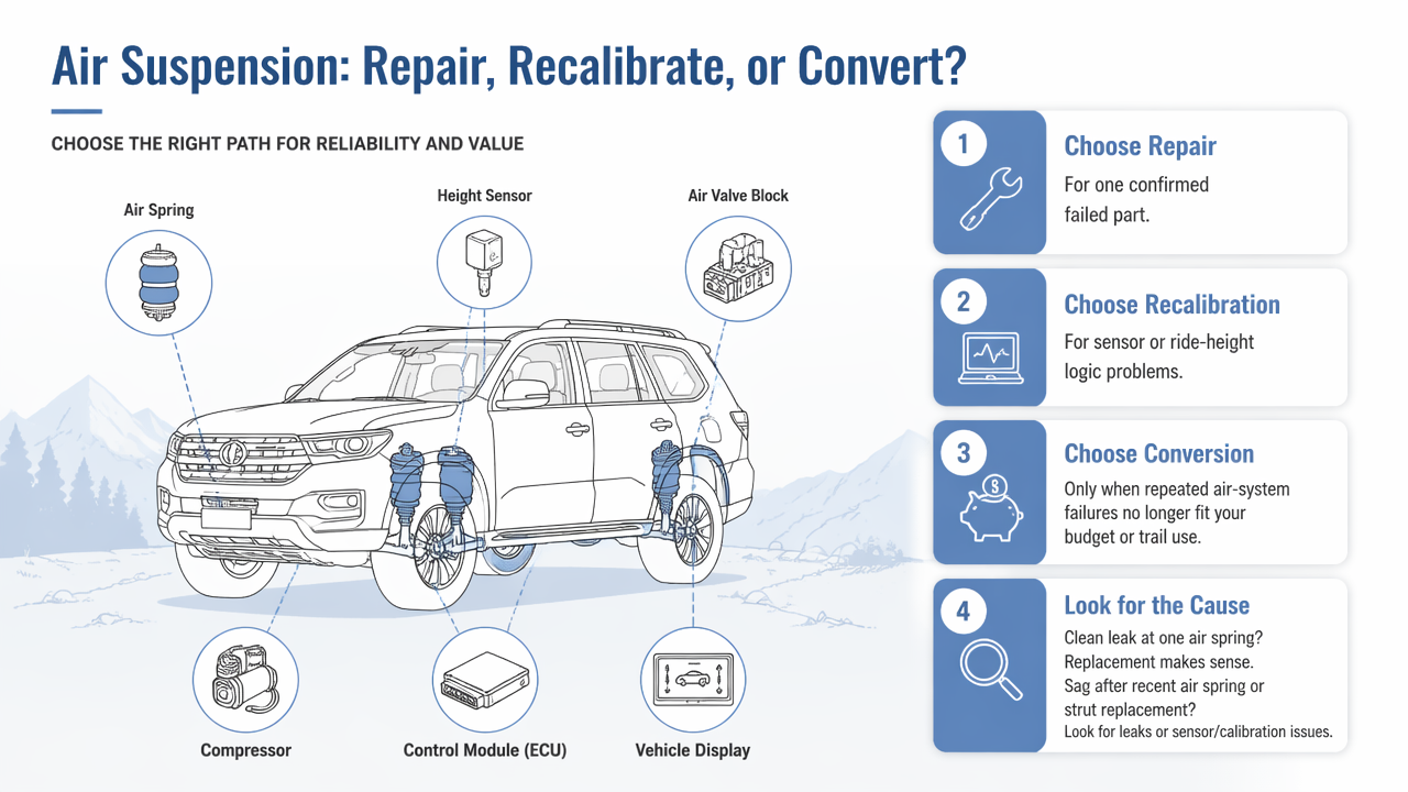 Illustration for When should you repair, recalibrate, or convert?