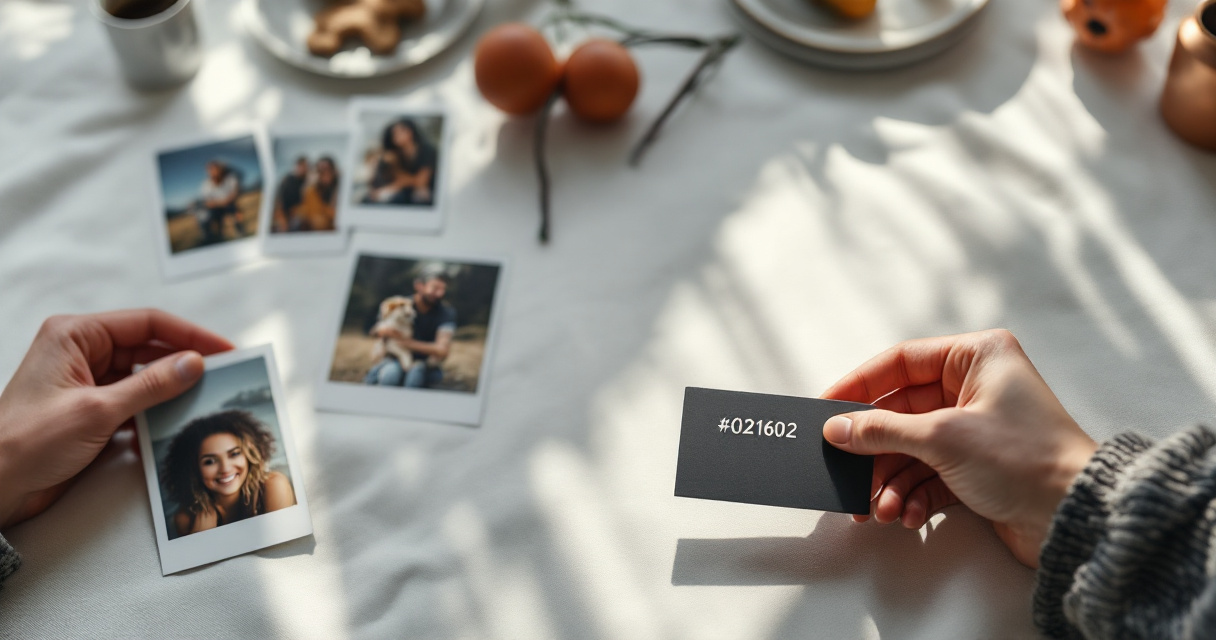 Candid profile signals contrasted with staged dating photos and trusted verification cue