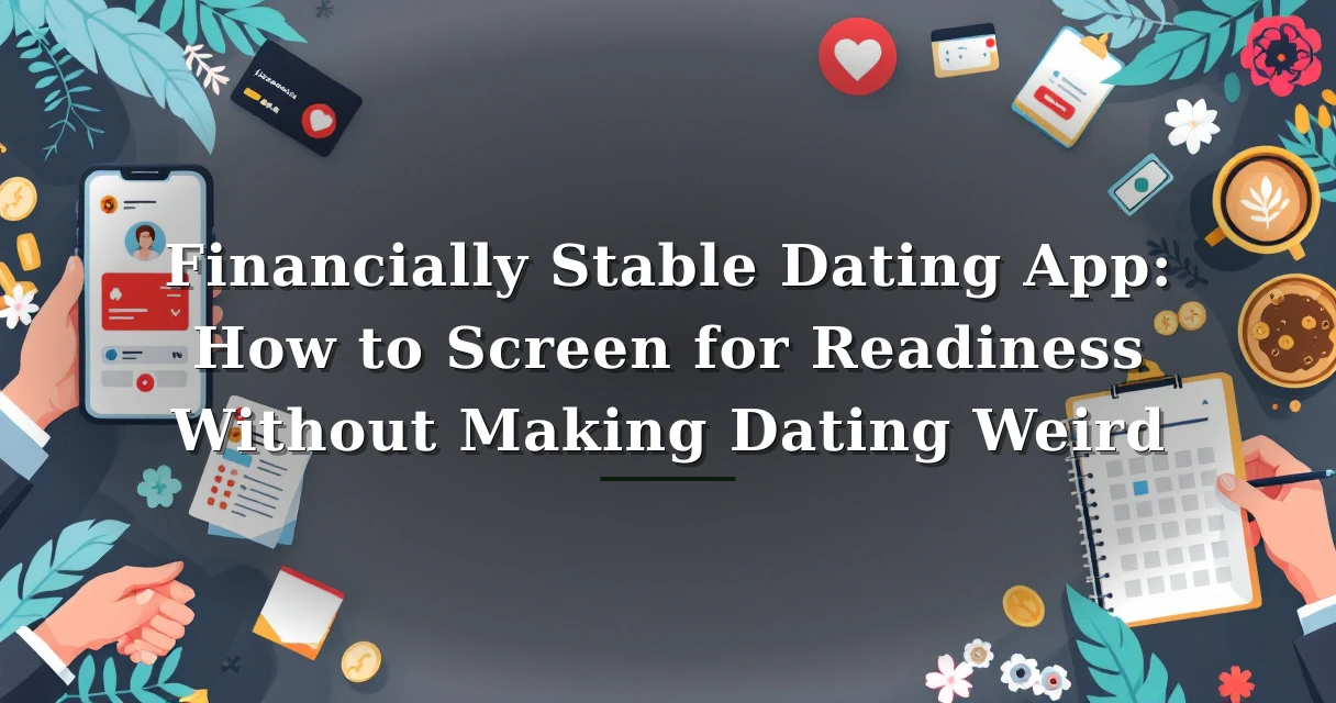 Featured image for: Financially Stable Dating App: How to Screen for Readiness Without Making Dating Weird