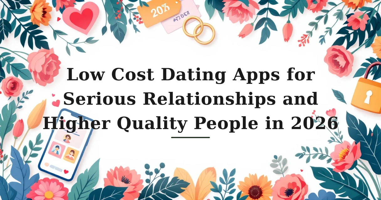Featured image for: Low Cost Dating Apps for Serious Relationships and Higher Quality People in 2026