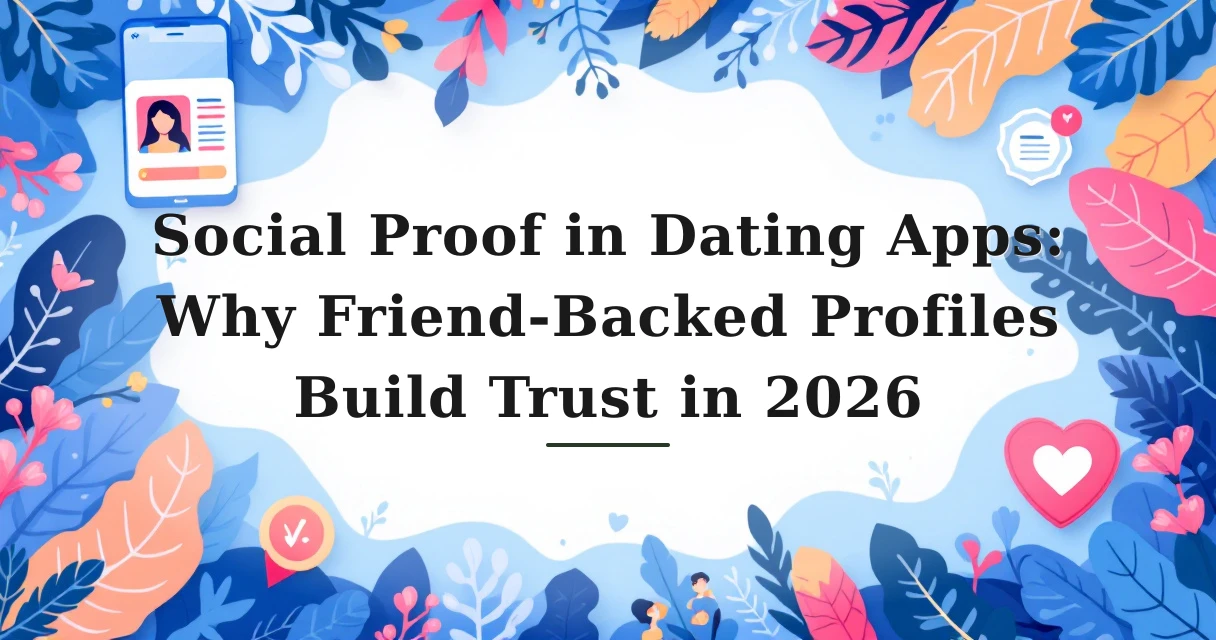 Featured image for: Social Proof in Dating Apps: Why Friend-Backed Profiles Build Trust in 2026