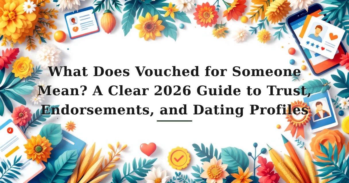 Featured image for: What Does vouched for Someone Mean? A Clear 2026 Guide to Trust, Endorsements, and Dating Profiles