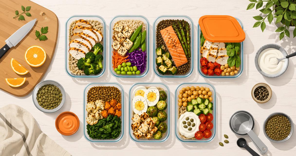 Featured image for: Dairy Free High Protein Meal Plan: 7 Days of Macros, Meals, and Prep