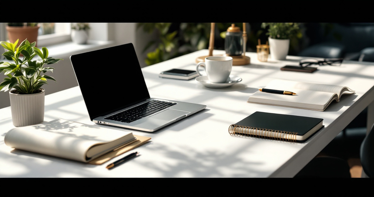 Overhead macro planning setup with protein foods, scale, and tablet sliders