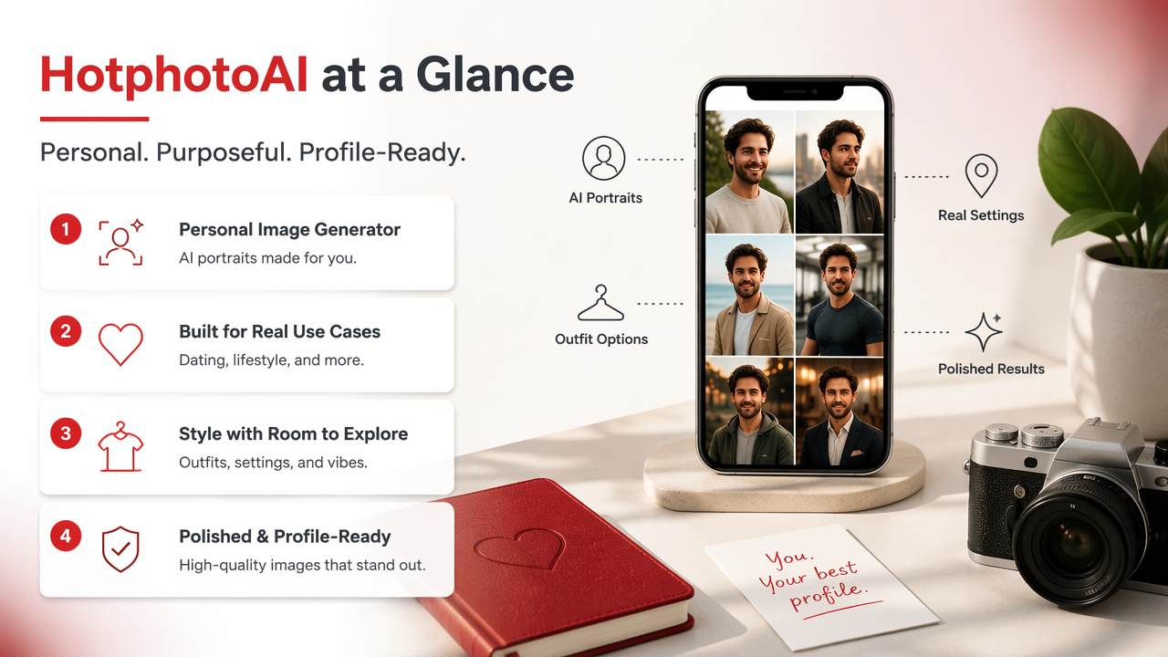 Illustration for How HotphotoAI handles realistic and stylized personal images